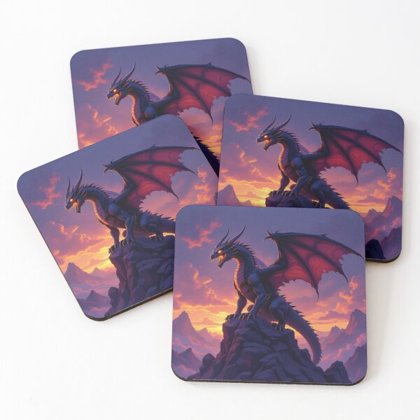 Item preview, Undead Dragon Standing on Mountain designed and sold by Prestons Corner.