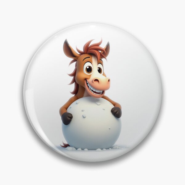 Item preview, Cute Funny Horse Illustration – Playful Cartoon Character by Vivo Studio designed and sold by VivoStudio.