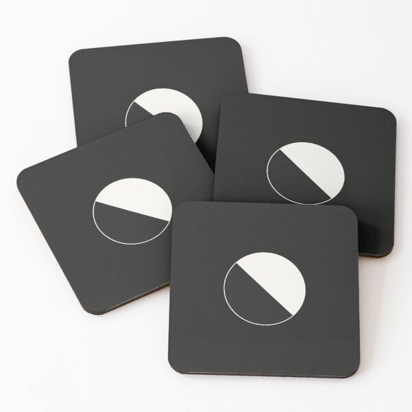 Item preview, Minimal Split Circle Black Background designed and sold by Maverickystore.