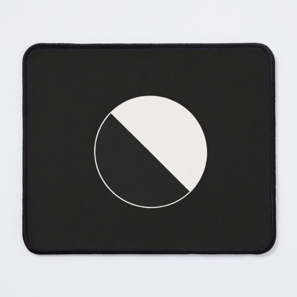 Item preview, Minimal Split Circle Black Background designed and sold by Maverickystore.