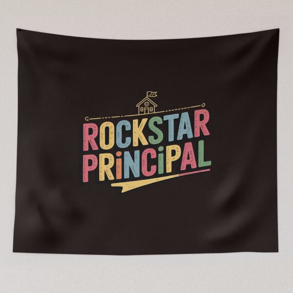 Item preview, ROCKSTAR PRINCIPAL School Ninja Team Retired Star designed and sold by MichaelStalkas.