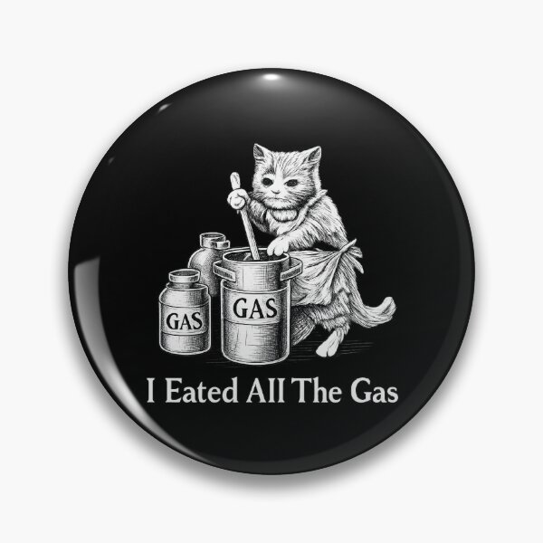 Item preview, I Eated All The Gas Cat designed and sold by CloudyPress.