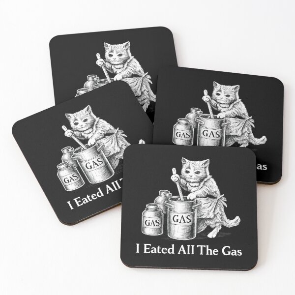 Item preview, I Eated All The Gas Cat designed and sold by CloudyPress.