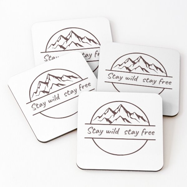 Item preview, Stay Wild Stay Free - Vintage Mountain Adventure Aesthetic Design for Outdoor Lovers designed and sold by Like it.