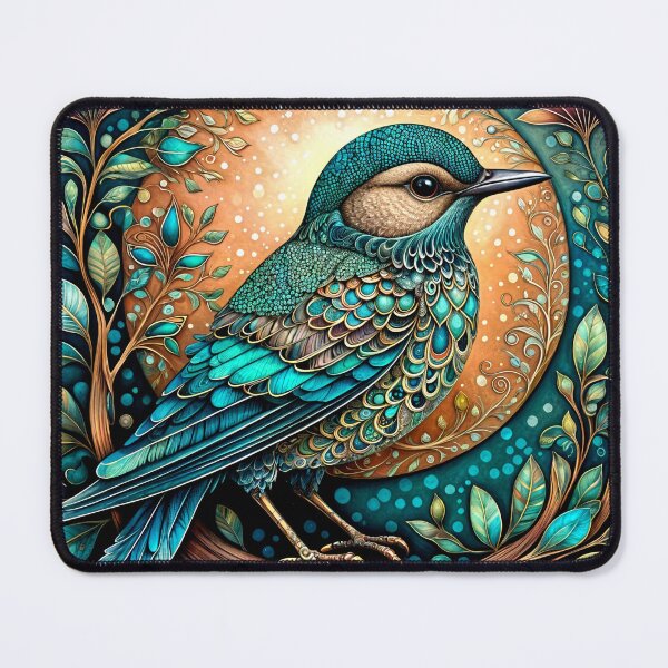 Item preview, Avian Elegance: a Zentangle Symphony Graphic designed and sold by Beyond The Canvas.