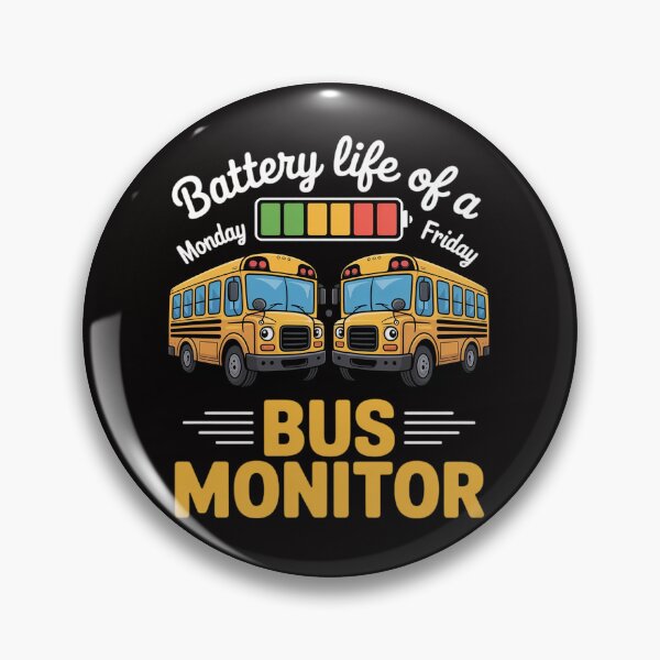 Item preview, School Bus Monitor Bus Aide Attendant Bus Monitor designed and sold by ForestMmost.