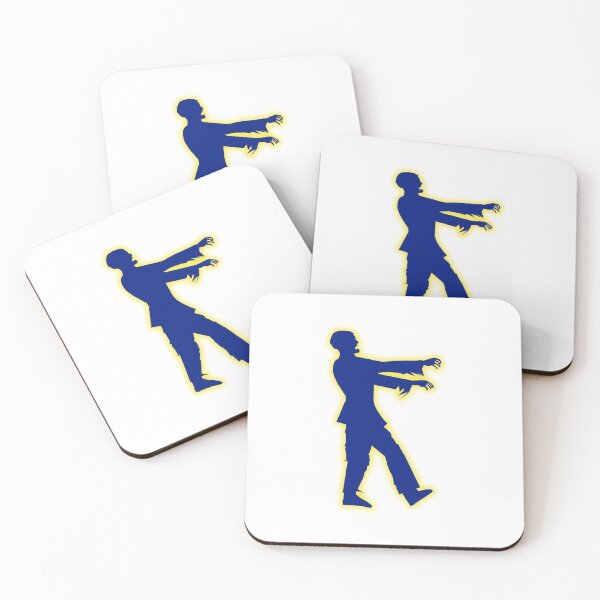 Item preview, Neon Zombie Silhouette – Glowing Horror Halloween Art designed and sold by Horrify.