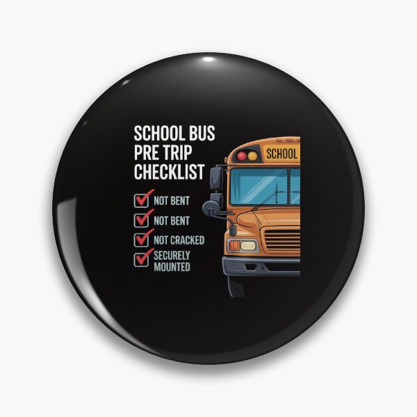 Item preview, School Bus Driver Pre Trip Checklist Not Bent Not Broken Not designed and sold by portcrysral.