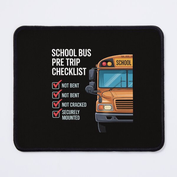Item preview, School Bus Driver Pre Trip Checklist Not Bent Not Broken Not designed and sold by portcrysral.