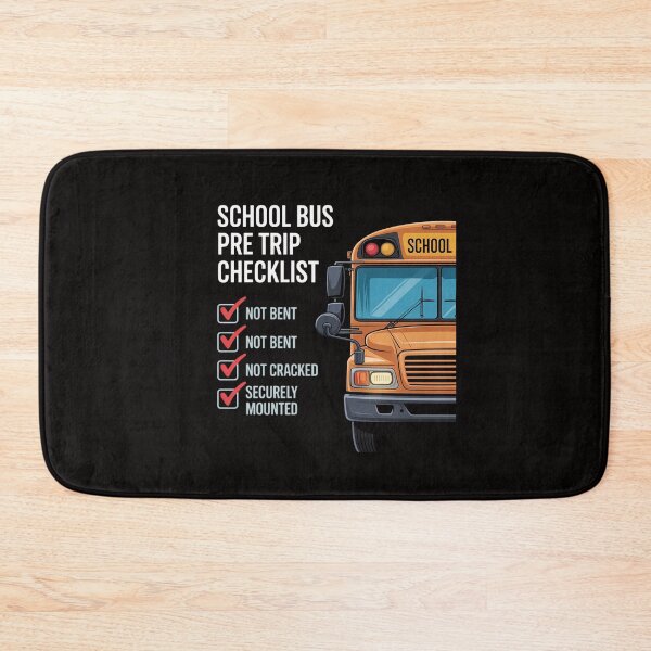 Item preview, School Bus Driver Pre Trip Checklist Not Bent Not Broken Not designed and sold by portcrysral.