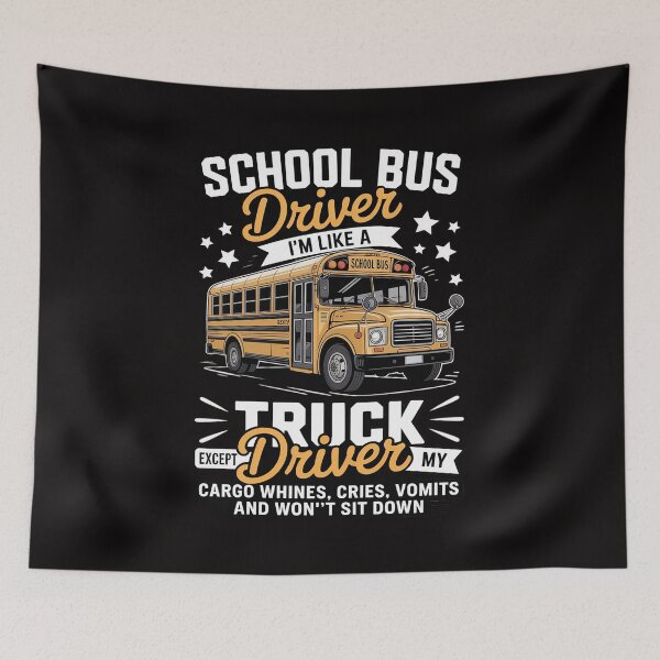 Item preview, School Bus Driver I'm Like A Truck Driver Except My Cargo designed and sold by portcrysral.