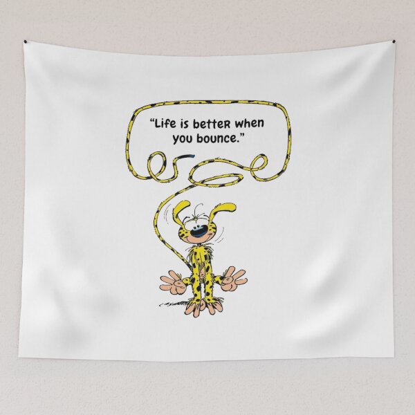 Item preview, Life Is Better When You Bounce Cute Comic Quote designed and sold by MarsupilamiFans.