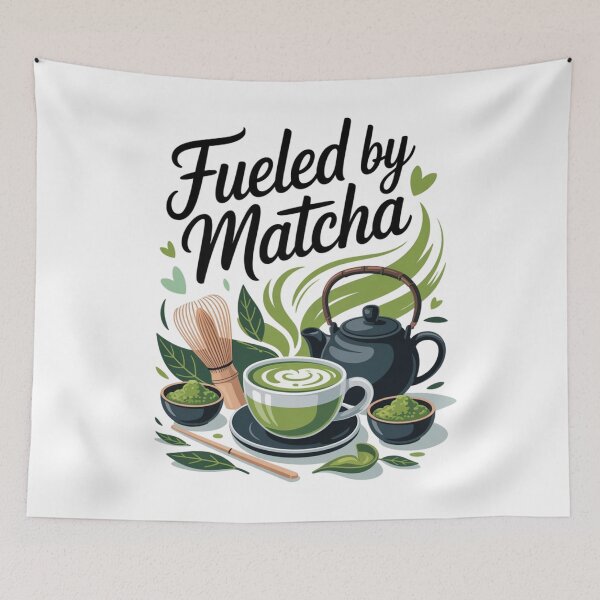Item preview, Fueled By Matcha – Aesthetic Green Tea Matcha Lover  designed and sold by dianadouri.