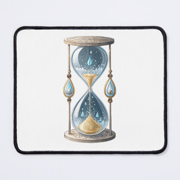Item preview, Magical Hourglass Art – Time, Balance & New Beginnings Illustration by Vivo Studio designed and sold by VivoStudio.