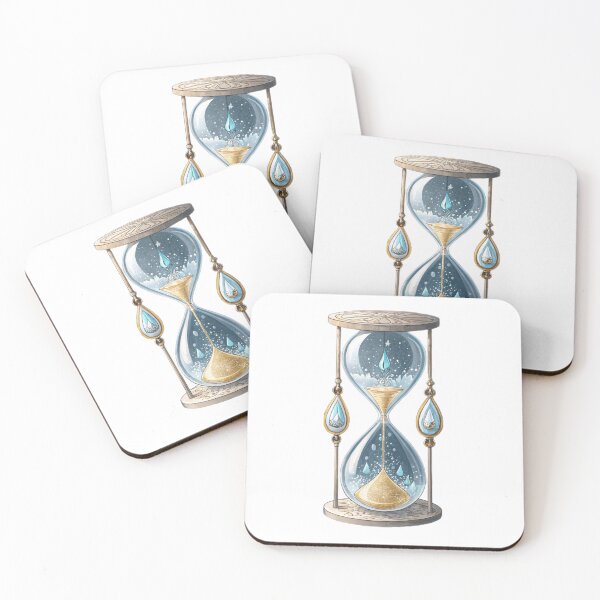 Item preview, Magical Hourglass Art – Time, Balance & New Beginnings Illustration by Vivo Studio designed and sold by VivoStudio.