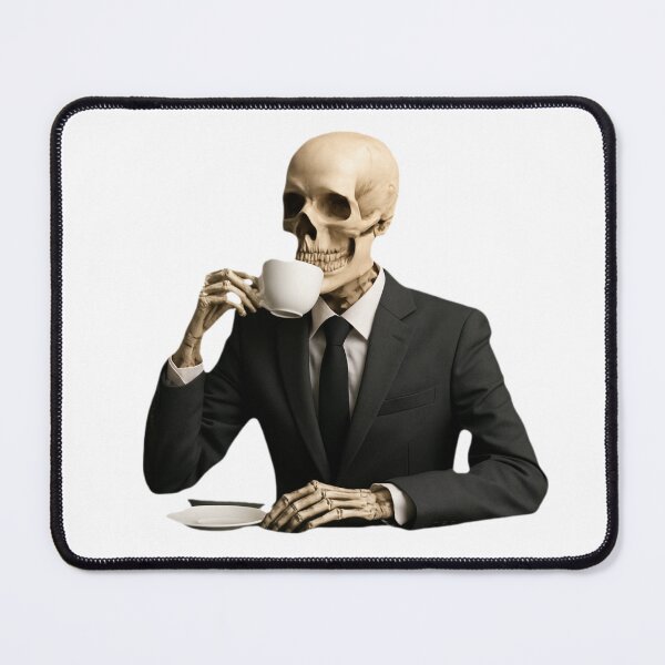 Item preview, Skeleton Drinking Espresso designed and sold by so01.