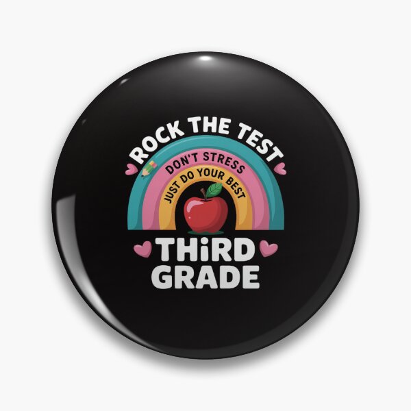 Item preview, Rock The Test Day 3rd Grade Teacher Third Grade Testing Day designed and sold by portcrysral.