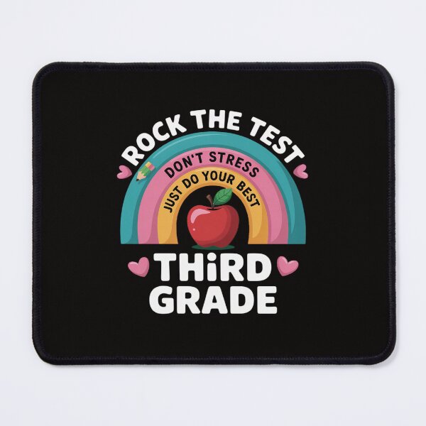 Item preview, Rock The Test Day 3rd Grade Teacher Third Grade Testing Day designed and sold by portcrysral.