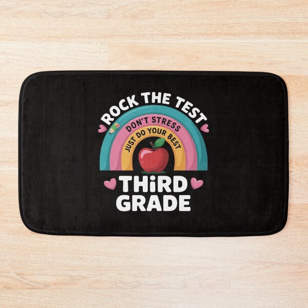 Item preview, Rock The Test Day 3rd Grade Teacher Third Grade Testing Day designed and sold by portcrysral.