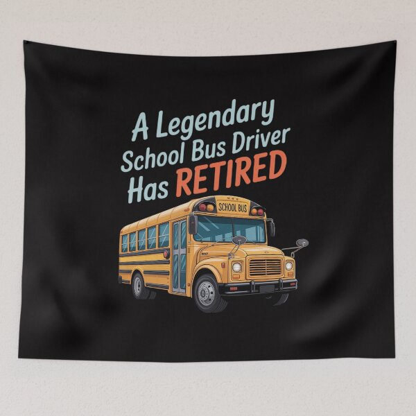 Item preview, Retired School Bus Driver - School Bus Retirement designed and sold by demarioTTS.