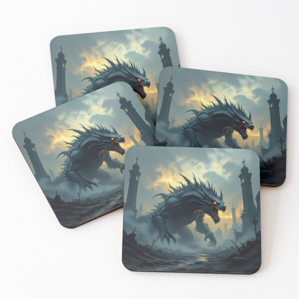 Item preview, Giant Lizard Monster in City designed and sold by Prestons Corner.