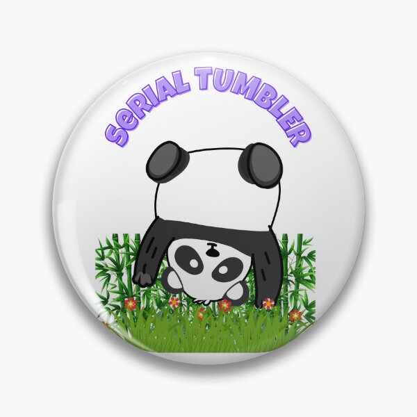 Item preview, Serial Tumbler Panda - Playful Upside Down Panda designed and sold by TB-73.