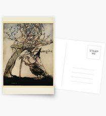 English Fairy Tales by Flora Annie Webster Steel art Arthur Rackham 1922 0161 Tree of Mine, Have You Seen My Naughty Little Maid Postcards