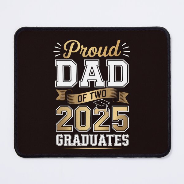 Item preview, Proud DAD of Two 2025 Graduates Twin Family Match designed and sold by hettingerchaim.