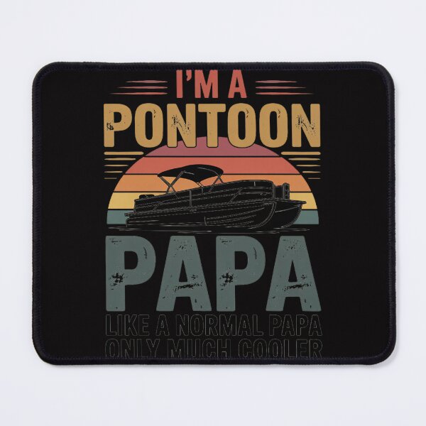 Item preview, Pontoon Boat Papa Fathers Day Boating Captain Grandpa designed and sold by demarioTTS.