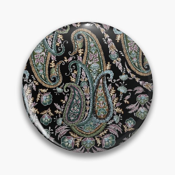 Item preview, Paisley Boho black designed and sold by LittleFishStud.