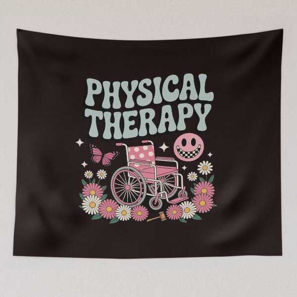 Item preview, Physical Therapy PT Exercise Colorful Floral Therapist PTA designed and sold by hettingerchaim.