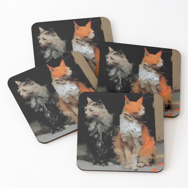 Item preview, Two Cats Side by Side designed and sold by lautir.