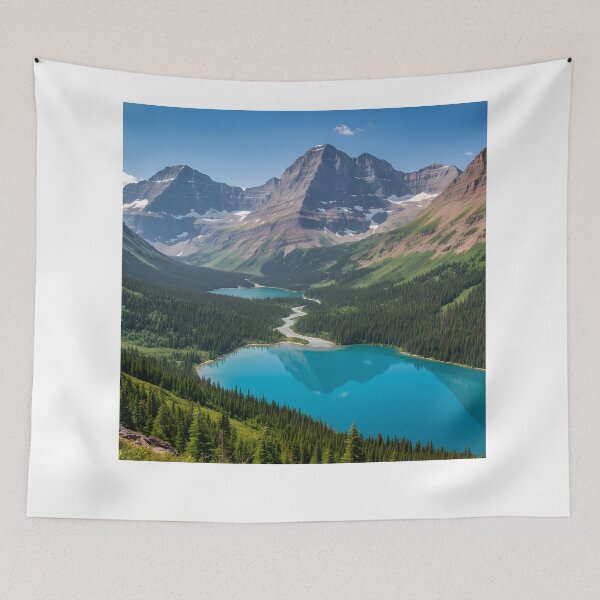 Item preview, Glacier National Park Summer Mountains designed and sold by KristenosNehk.