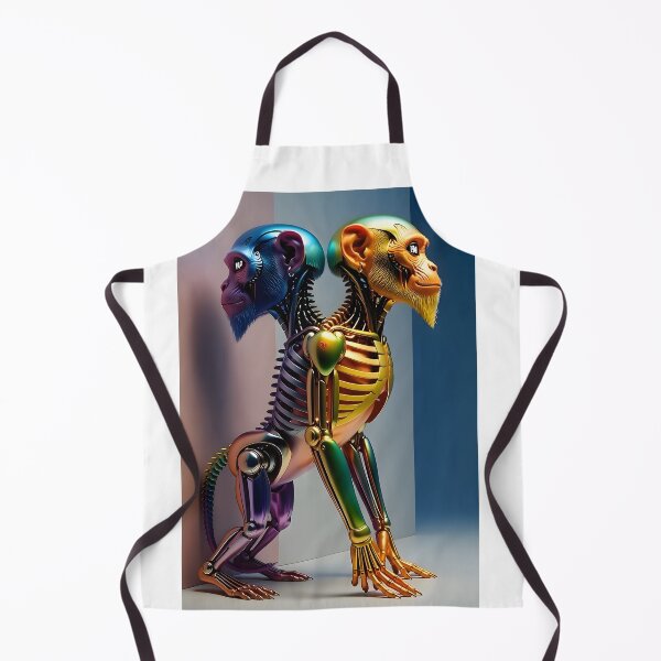 Item preview, Janus Ape - Duality Biomechanical Sculpture Art designed and sold by KM2025.