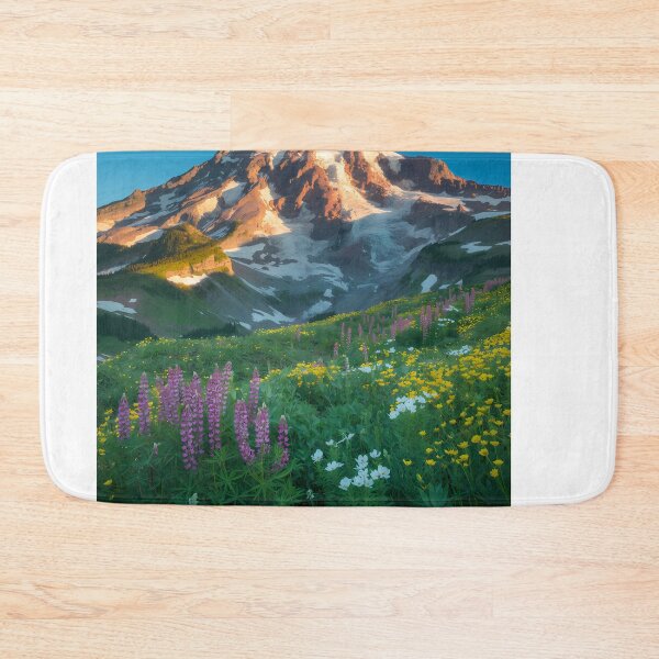 Item preview, Mount Rainier National Park Summer Landscape designed and sold by KristenosNehk.