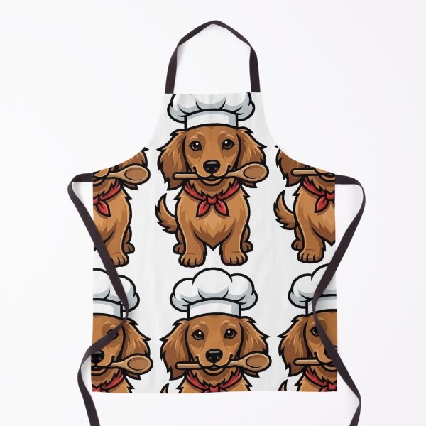 Item preview, Executive Chef Dachshund - Gourmet Wiener Dog designed and sold by Tomato-soup.