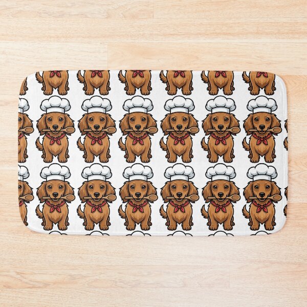 Item preview, Executive Chef Dachshund - Gourmet Wiener Dog designed and sold by Tomato-soup.