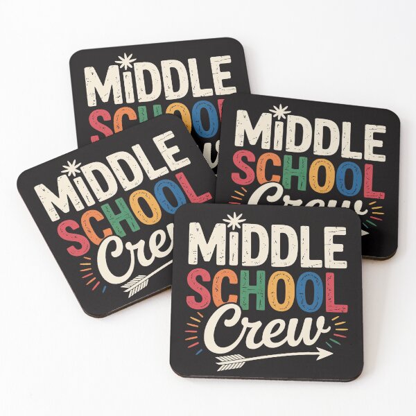 Item preview, Middle School Crew  Teacher Student designed and sold by BotboutiquePre.