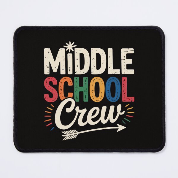 Item preview, Middle School Crew Teacher Student designed and sold by BotboutiquePre.