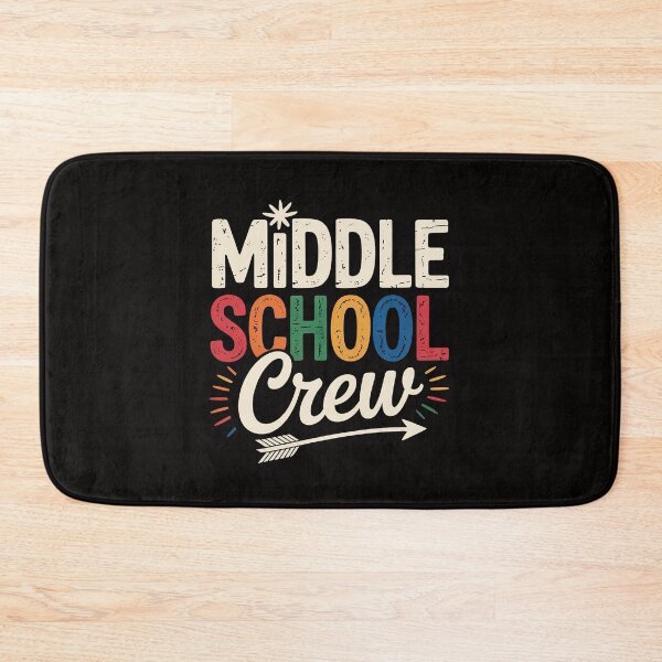 Item preview, Middle School Crew  Teacher Student designed and sold by BotboutiquePre.