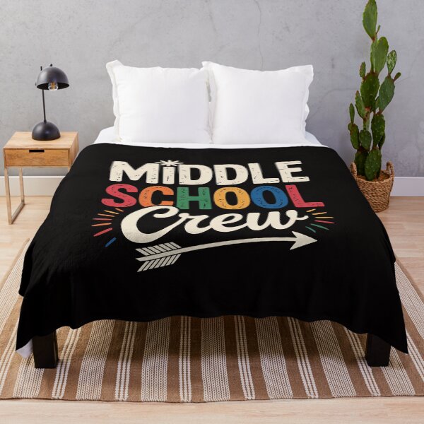 Item preview, Middle School Crew  Teacher Student designed and sold by BotboutiquePre.