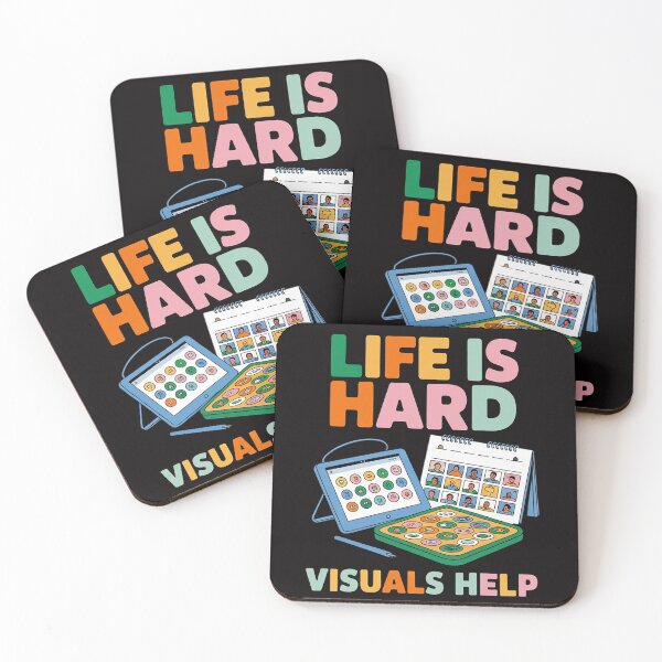 Item preview, Life Is Hard Visuals Help Special Education SPED designed and sold by BotboutiquePre.