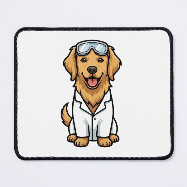 Item preview, Lab Results Golden Retriever - Science STEM Dog designed and sold by Tomato-soup.