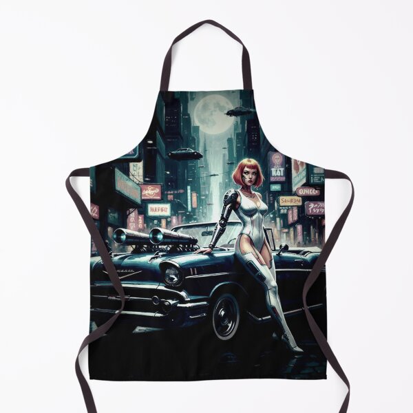 Item preview, Tactical Cyber-Babe - 1950s Vintage Atomic Future Pinup designed and sold by Art's Diner.