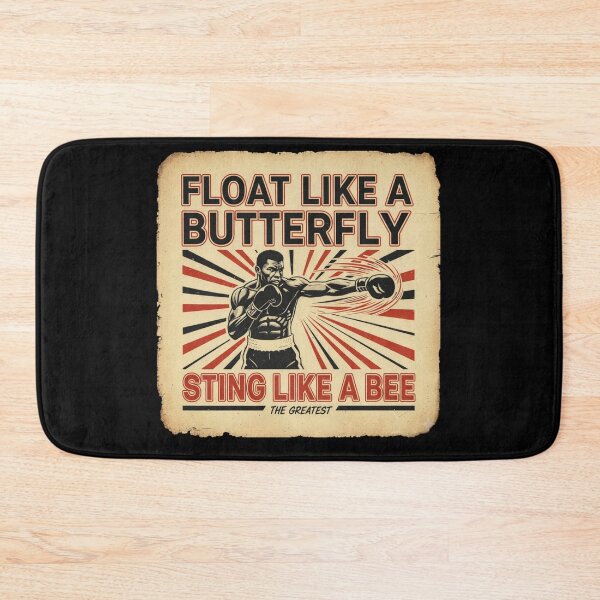 Item preview,  Floats Like a Butterfly Stings Like a Bee - Retro Motivational Boxing Quote Design designed and sold by ALL ART .