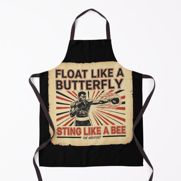 Item preview,  Floats Like a Butterfly Stings Like a Bee - Retro Motivational Boxing Quote Design designed and sold by ALL ART .