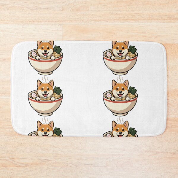 Item preview, Kawaii Shiba Inu Ramen Bowl - Japanese Noodle Dog designed and sold by Tomato-soup.