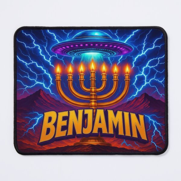 Item preview, Tribe of Benjamin Menorah | Biblical Faith Design designed and sold by FFPrints.