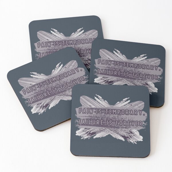 Item preview, Pain is temporary,failure is forever–motivational quote designed and sold by Szpaku desart .