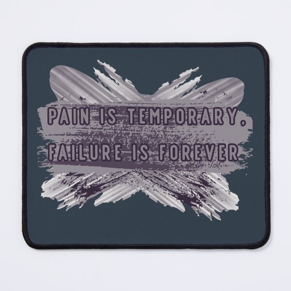 Item preview, Pain is temporary,failure is forever–motivational quote designed and sold by Szpaku desart .